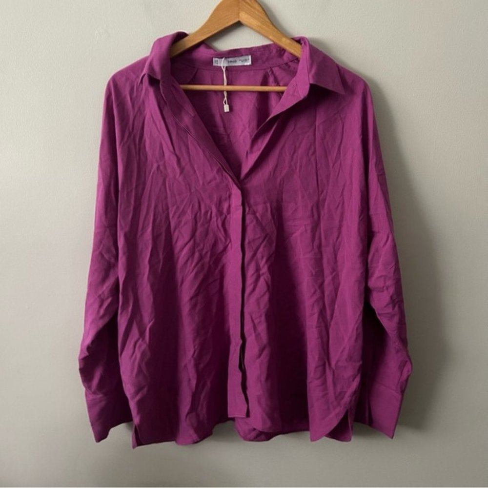 Mango 100% lyocell blouse XXL